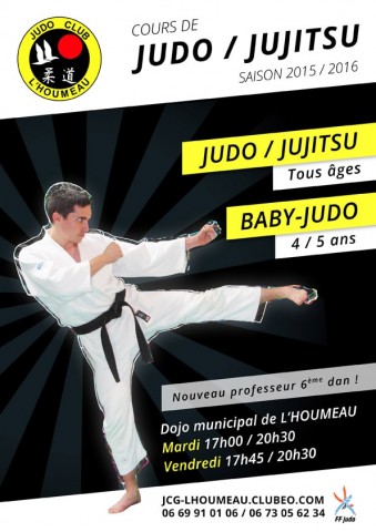 Affiche Flyer Judo Jujitsu