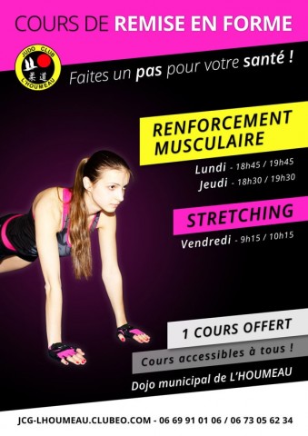 Affiche Flyer Gym Stretching - Remise en forme